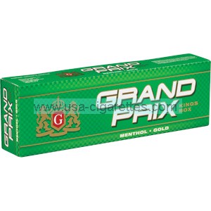 Grand Prix Menthol Gold Kings cigarettes